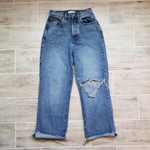 Betro Simone High Rise Destroyed Knee Mom Jeans 27
